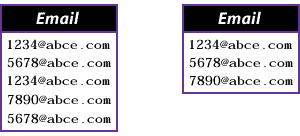 Removing duplicate email addresses
