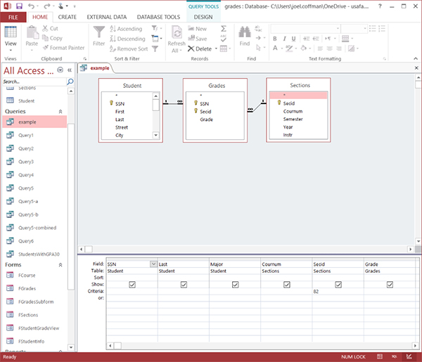 MS Query by Example