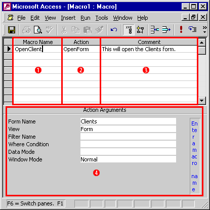 Access Macro Builder