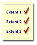 This is an image of an extents table.