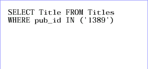 3) If you substitute the value of 1389 in the outer query, the engine is actually using this query