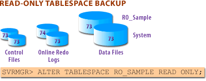 read backup tablespace necessity alter ro sample