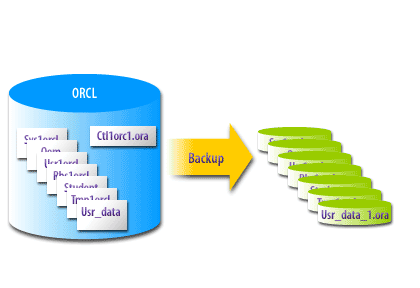 1) To begin a tablespace point-in-time recovery, perform a consistent backup of the primary database.