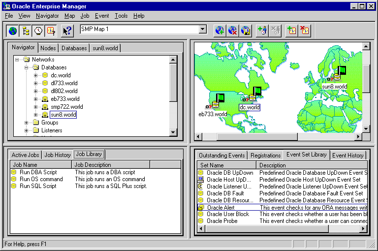 OEM Quadrants show where the servers in the world are located