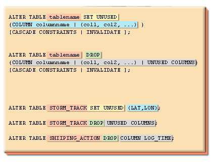 Report Remove Unused Column Find Table