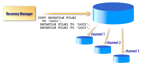 4) Issue a COPY command for three data files