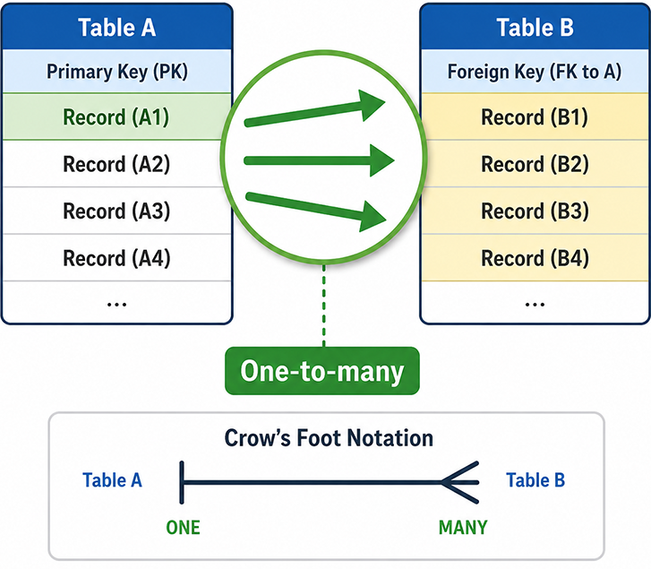 Crow’s Foot example