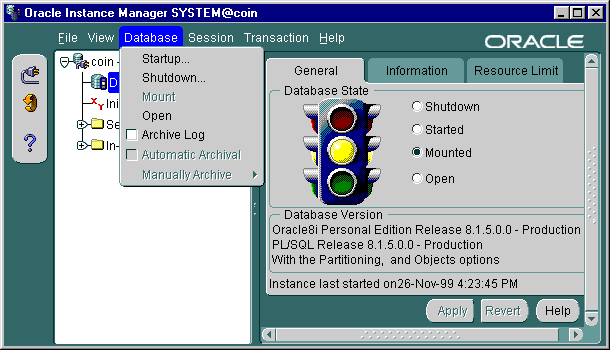 Archive Log On 11