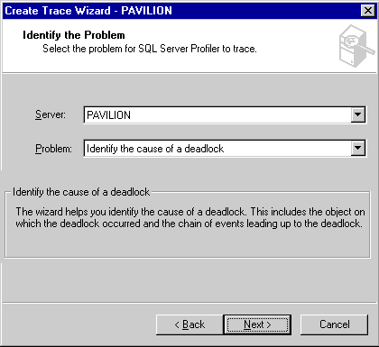 Create Trace Wizard