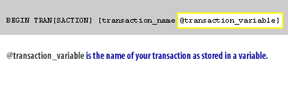@transaction_variable is the name of your transaction as stored in a variable