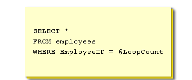 All values in which EmployeeId equals 17 are retrieved from the Employer table.
