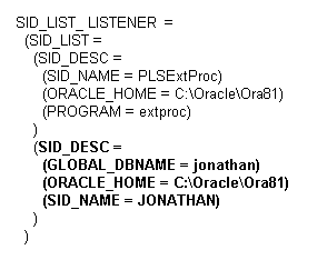 5) The second item does refer to a database. You can tell because it refers to a SID name rather than a program.
