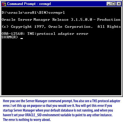3) Here you see the Server Manager command prompt.