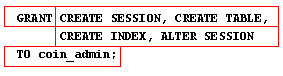 SQL Grant statement
