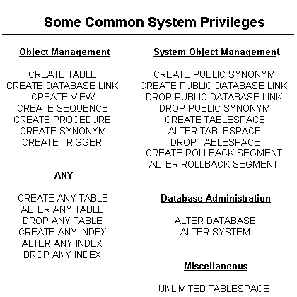System-privileges