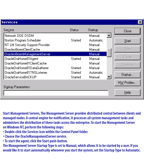 8) Start Management Servers, The Management Server provides distributed control between clients and managed needs.