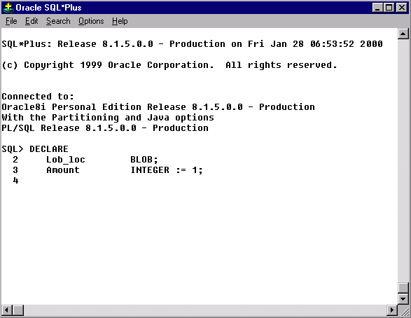 Erasing data with LOB 3