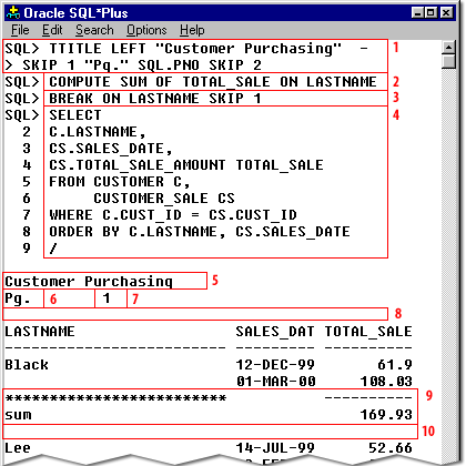 Compute Sum of Total Sale on Last Name