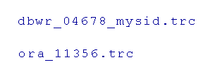 background process trace file