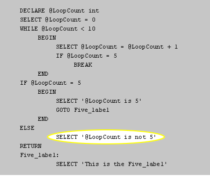 The else condition returns a static string back to the client.