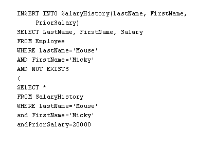 The insert statement gets its values by using a SELECT statement. This is NOT a subquery, but part of most INSERT statements.