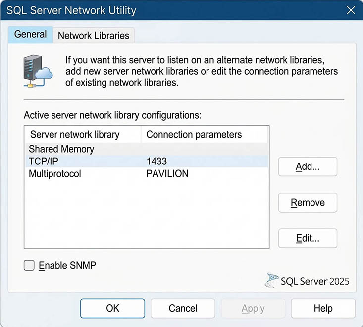 Server Network Utility