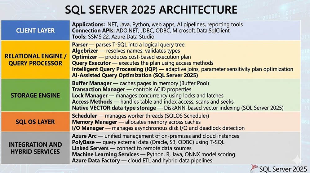 Diagram: SQL Server 2025 Architecture