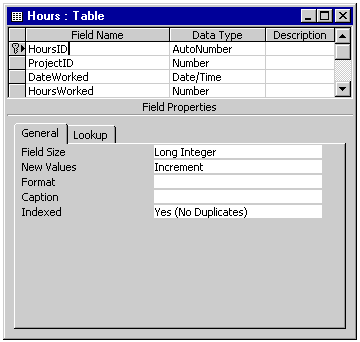 Enter the desired criteria in the line for the Validation Rule property