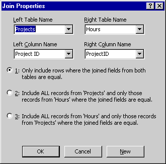 Join Properties dialog box