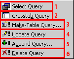 Microsoft Access Query Types