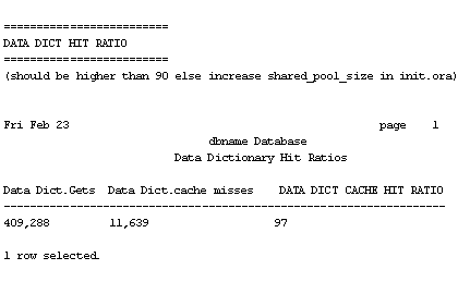 This describes the sum of the data dictionary "gets" for objects. Here, there have been 409,000 total "gets" for dictionary objects