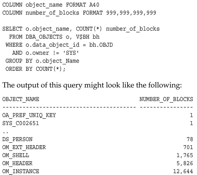 Querying the Number of Blocks for All Segments